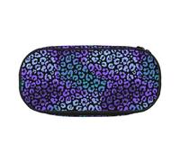 YOFIEN Colorful Leopard Exotic Animal Print,Small Pencil Case Large Capacity Pencil Pouch Office Stationery Organizer