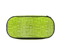 YOFIEN Cool Lime Green Abstract Pattern,Small Pencil Case Large Capacity Pencil Pouch Office Stationery Organizer