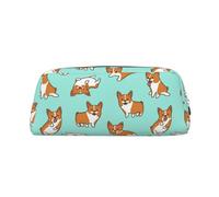 YOFIEN Corgi Cute Dog Pencil Case for Girls, Pen Pouch Organizer Pencil Bag with Zipper
