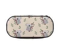 YOFIEN Cute Cartoon Koala Bears Pattern,Small Pencil Case Large Capacity Pencil Pouch Office Stationery Organizer