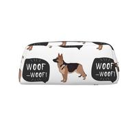 YOFIEN Dog German Shepherd Pencil Case for Girls, Pen Pouch Organizer Pencil Bag with Zipper