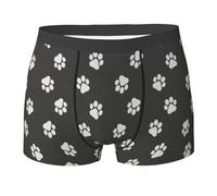 YOFIEN Dog Paws Prints Cat Paw Prints Pet,Men's Underwear Boxer Briefs Comfort Soft Stretch for Man Multicolour