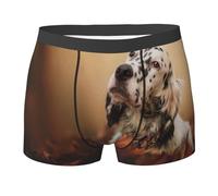 YOFIEN English Setter Autumn Pets Puppy Dogs English,Men's Underwear Boxer Briefs Comfort Soft Stretch for Man Multicolour