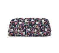 YOFIEN English Springer Spaniel Floral Cute Florals Dog Pencil Case for Girls, Pen Pouch Organizer Pencil Bag with Zipper