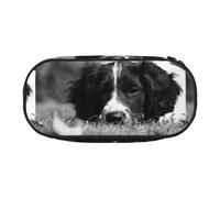 YOFIEN English Springer Spaniel,Small Pencil Case Large Capacity Pencil Pouch Office Stationery Organizer