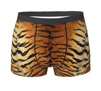 YOFIEN Faux Siberian Tiger Skin,Men's Underwear Boxer Briefs Comfort Soft Stretch for Man