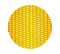 YOFIEN Fresh Ripe Corn Cobs Pattern 8&8in Round Mouse Pad Sewn Edge Design