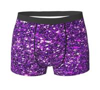 YOFIEN Glitter Sparkles Shimmer Printing,Men's Underwear Boxer Briefs Comfort Soft Stretch for Man Multicolour