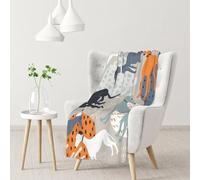 YOFIEN Greyhounds CuteFlannel Throw Fluffy Blanket for Couch, Soft Cozy Blankets