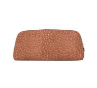 YOFIEN Hammered Copper Look Pencil Case for Girls, Pen Pouch Organizer Pencil Bag with Zipper