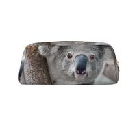 YOFIEN Laid-Back Koala Pencil Case for Girls, Pen Pouch Organizer Pencil Bag with Zipper