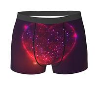 YOFIEN Love Heart From Beautiful Bright Stars,Men's Underwear Boxer Briefs Comfort Soft Stretch for Man Multicolour