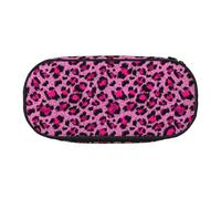 YOFIEN Luxury Pink Leopard Beauty Fashion,Small Pencil Case Large Capacity Pencil Pouch Office Stationery Organizer