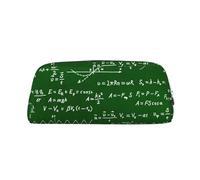 YOFIEN Math Equations Formulas Pencil Case for Girls, Pen Pouch Organizer Pencil Bag with Zipper