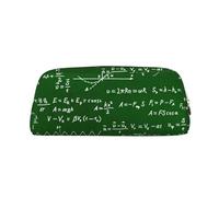 YOFIEN Math Equations Formulas Pencil Case for Girls, Pen Pouch Organizer Pencil Bag with Zipper