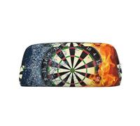 YOFIEN New Dart Board Pencil Case for Girls, Pen Pouch Organizer Pencil Bag with Zipper