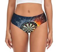 YOFIEN New Dart BoardWomen's Briefs Underwear Support Pouch Comfort Soft Briefs for Women Multicolour