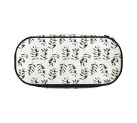 YOFIEN Olive Branch Watercolor Style Nature,Small Pencil Case Large Capacity Pencil Pouch Office Stationery Organizer