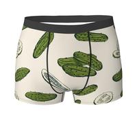 YOFIEN Pickles Or Pickled Cucumbers,Men's Underwear Boxer Briefs Comfort Soft Stretch for Man Multicolour