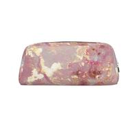 YOFIEN Pink Marble Texture Pencil Case for Girls, Pen Pouch Organizer Pencil Bag with Zipper
