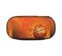 YOFIEN Powerful Basketball,Small Pencil Case Large Capacity Pencil Pouch Office Stationery Organizer