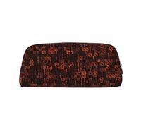 YOFIEN Programmer Code Red Pencil Case for Girls, Pen Pouch Organizer Pencil Bag with Zipper