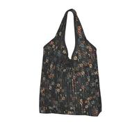 YOFIEN Programmer Computer Code Foldable Tote Bag Reusable Large Capacity Shopping Bags