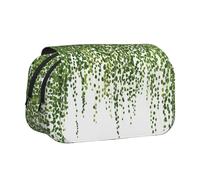YOFIEN Realistic Ivy Plant Isolated On Nature Pencil Pouch Portable Double Layer Stationery Organizer