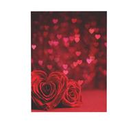 YOFIEN Red Rose Printed 1Table Wall Art for Bedroom Posters Prints Cute Decor Art Prints 30x40cm