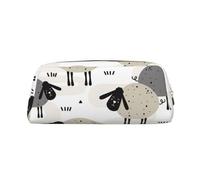 YOFIEN Sheeps Pencil Case for Girls, Pen Pouch Organizer Pencil Bag with Zipper