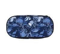 YOFIEN Underwater Sea Pattern Printed,Small Pencil Case Large Capacity Pencil Pouch Office Stationery Organizer