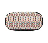 YOFIEN Vintage Doxie Sausage Dogs Dachshund Pattern Girls,Small Pencil Case Large Capacity Pencil Pouch Office Stationery Organizer