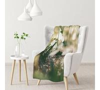 YOFIEN Wild Spring SnowdropFlannel Throw Fluffy Blanket for Couch, Soft Cozy Blankets