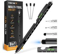 YOFIG Gifts for Men, Stocking Fillers, 9 in 1 Multi Tool Pen Gadgets for Men, Mens Gifts for Christmas, Secret Santa Gifts for Mens, Christmas Gifts for Him, Birthday Gifts for Him