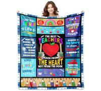 Yofipon Teacher Gifts for Women Men, Teacher Appreciation Gifts Blanket 60"x50", Birthday Gift for Teachers Mentor, Teachers Gift Ideas for Teacher's Day Christmas Retirement Graduation