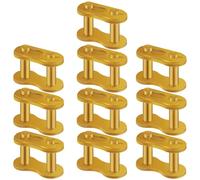 YOFMOO 10pc Gold 420 Drive Chain Repair Master Connector Split Link 50cc 70cc 90cc 110cc 125cc Pit Dirt Bike ATV Quad Scooter Motorcycle Go Kart
