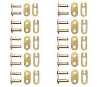 YOFMOO 10pc Gold 428 Drive Chain Repair Master Connector Split Link 50cc 70cc 90cc 110cc 125cc Pit Dirt Bike ATV Quad Scooter Motorcycle Go Kart