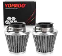 YOFMOO Air Filter Cleaner 38mm 39mm 40mm 1.5inch for 50cc 90cc 110cc 125cc 150cc 200cc GY6 Motorcycle ATV Scooter Quad Go Kart Moped Pit Dirt Bike Kawasaki Suzuki Baja TaoTao Pack of 2