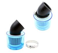 YOFMOO Air Filter Cleaner 38mm 39mm 40mm 45 Degree Bend Splash Proof Plastic Cover Motorcycle ATV Scooter Quad Gokart Moped Pit Dirt Bike GY6 PZ22 PZ25 PZ26 PZ27 50cc 70cc 90cc 110cc 125cc Pack of 2