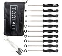YOFMOO Carburetor Adjustment Tool Screwdriver Kit Cleaning Bursh for Common 2 Cycle Carburator Small Engine Zama Craftsman ATV Mini Bike Moto MTD Echo Sears Chainsaw Adjusting Set Pack of 11