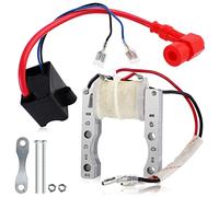 YOFMOO CDI Ignition Coil Magneto Coil for 49cc 50cc 60cc 66cc 70cc 80cc 2-stroke Engines Motorized Bicycle Motor Bike ATV Quad Scooter 2-Wire High Performance