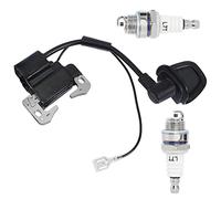 YOFMOO Ignition Coil Spark Plug for 33cc 43cc 47cc 49cc 50cc 2-stroke Mini Moto Dirt Pocket Bike Chopper Scooter Kids Quad ATV Minimoto