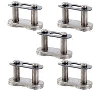 YOFMOO Pack of 5 420 Drive Chain Repair Master Connector Split Link Compatible for 50cc 66cc 70cc 80cc 90cc 110cc 125cc ATV Quad Scooter Motorcycle Go Kart Moped Pit Dirt Pocket Mini Bike XR50 CRF50