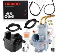 YOFMOO PW50 Carburetor Throttle Cable Choke Cable Compatible with Yamaha Y-Zinger PW 50 Peewee Gtmotor G50T Loncin PY50 LX50PY Jianshe PY50 Yzinger Carb