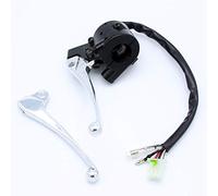 YOFMOO PW50 Throttle Housing Start Kill Switch Control Left Right Brake Lever Compatible with Yamaha PW50 PY50 Peewee Y-Zinger Pit Dirt Bike
