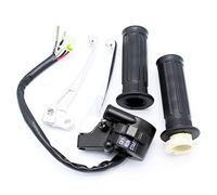 YOFMOO PW50 Throttle Housing Start Switch Handlebar Accelerator Twist Grip Set Compatible with Yamaha PW50 PY50 Peewee Y-Zinger Control Left Right Brake Lever
