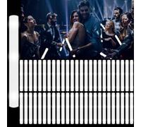 YOFOBU 48Pack LED Glow Foam Sticks Bulk,Light Up Glow Sticks with 3 Flashing Modes, White Glow Wands Party Pack,Glow In The Dark Party Supplies for Easter,July 4th, Wedding,Birthday,Concert