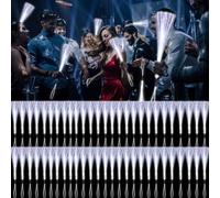 YOFOBU 72 PCS White Fiber Optic Wands Glow Fiber Wands Bulk LED Light Up Wands with 3 Flashing Modes LED Flashing Sticks for Easter,Mother's Day,July 4th,Christmas,Wedding Bridal Shower Birthday
