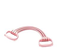 Yoga 8-Shape Puller Women Shoulder Back Exercise Band Home Fitness Stretch Rope Silicone Elastic Training Belt(Pink)