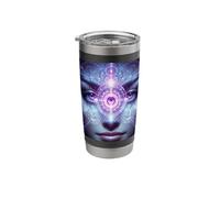 Yoga Ajna Awareness Third Eye Chakra Brahman Stainless Steel Insulated Tumbler